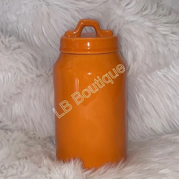 Orange TRICK OR TREAT Canister NEW Halloween RD Kitchen Rae Dunn